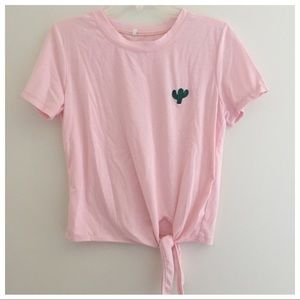 🍉Cactus Patched T-Shirt